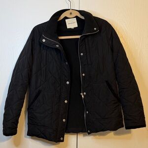 Quilted Black Women’s Jacket - Classic Lightweight Coat
